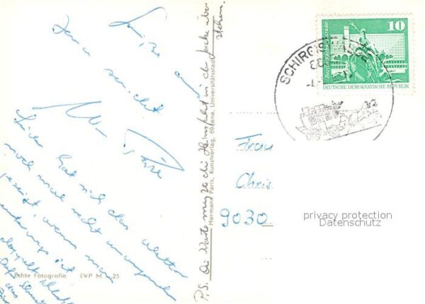 Gedicht auf AK Ich würde doch nach Jena gehn Universit – Bild 2