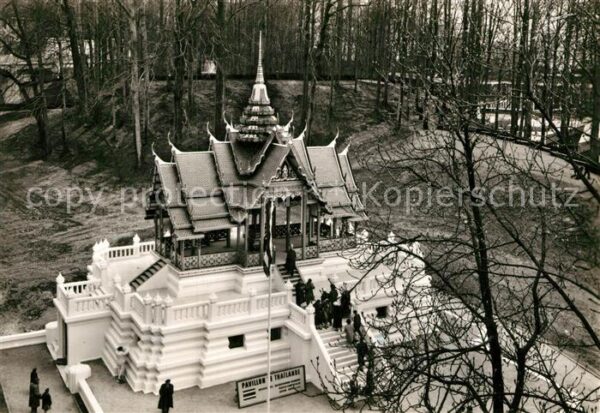 Exposition Universelle Bruxelles 1958 Pavillon de la Thailande