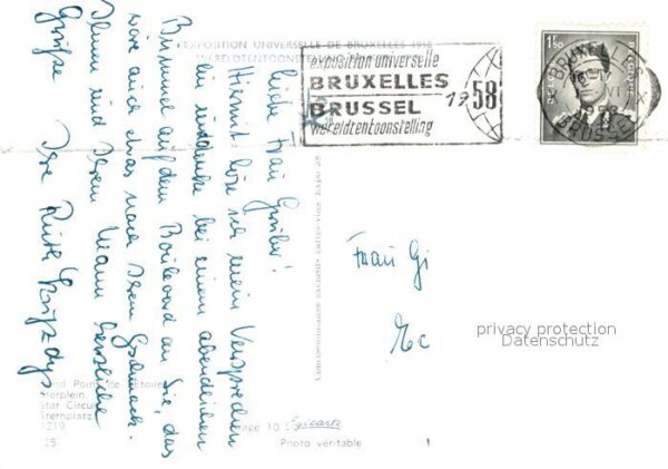 Exposition Universelle Bruxelles 1958 Rond Point de l'Etoile – Bild 2