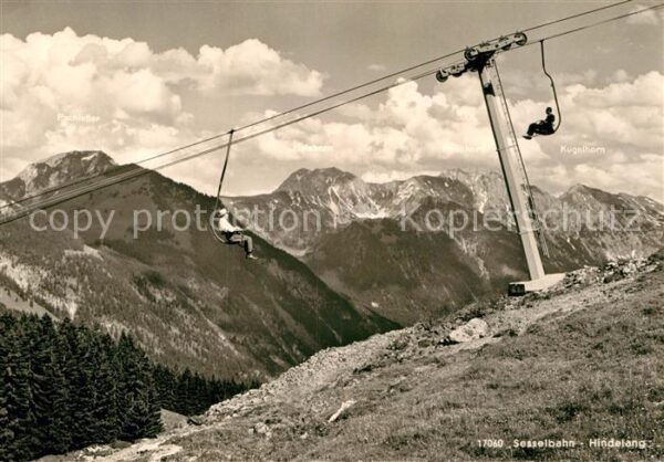 Sessellift Hindelang Allgäuer Alpen