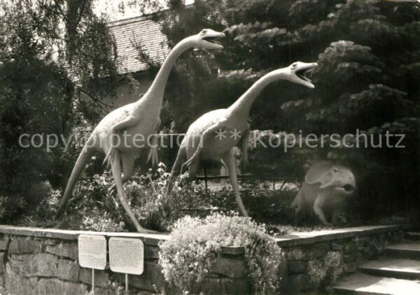 Dinosaurier Struthiomius Kleinwelka Saurierparkanla