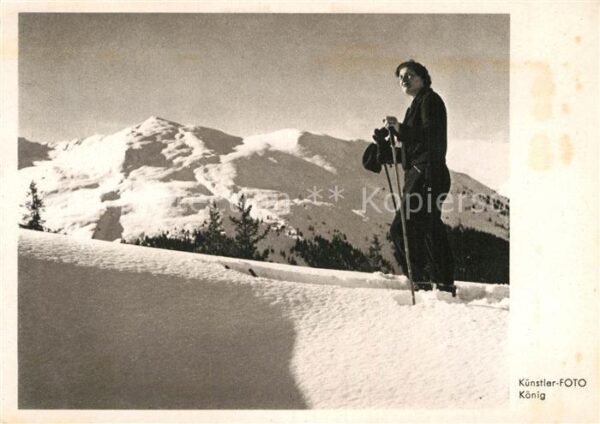 Ski-Langlauf Künstler-Foto König
