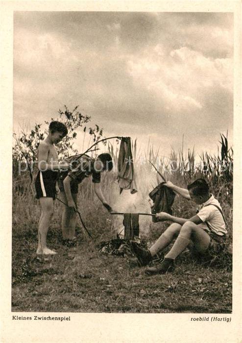 Kinder Child Enfants Kleines Zwischenspiel Foto Roebild Hart