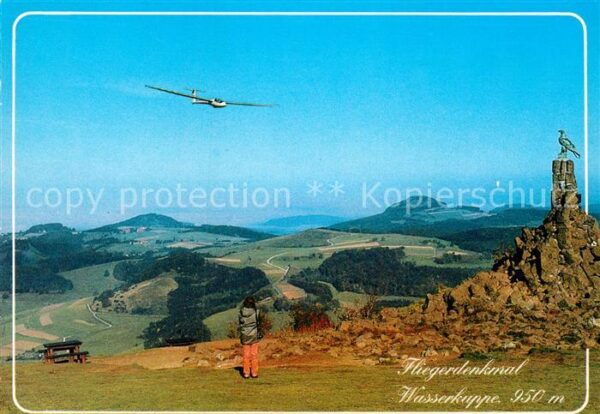 Segelflug Gliding Vol-Voile Vuolo-a-Vela Wasserkuppe Rhön Fliegerdenkmal