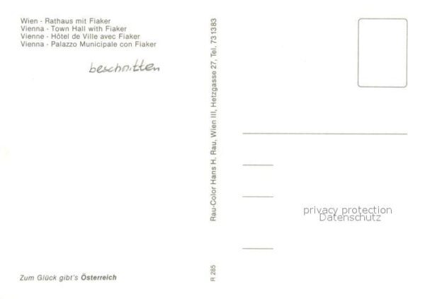 Pferdekutschen Wien Rathaus Fiaker – Bild 2