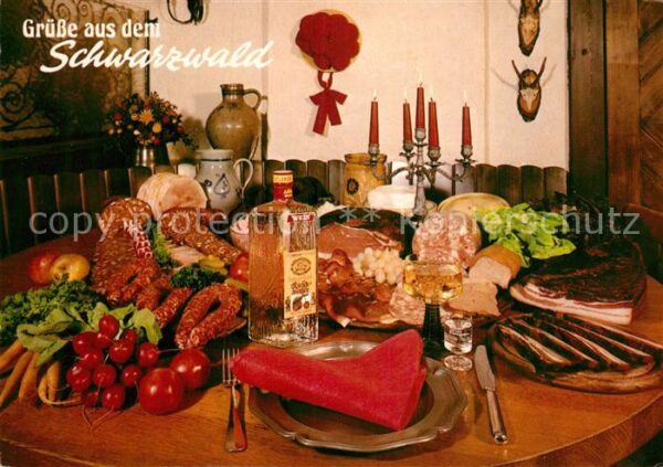 Lebensmittel Schwarzwald Schinkenspeck Bauernbratwür