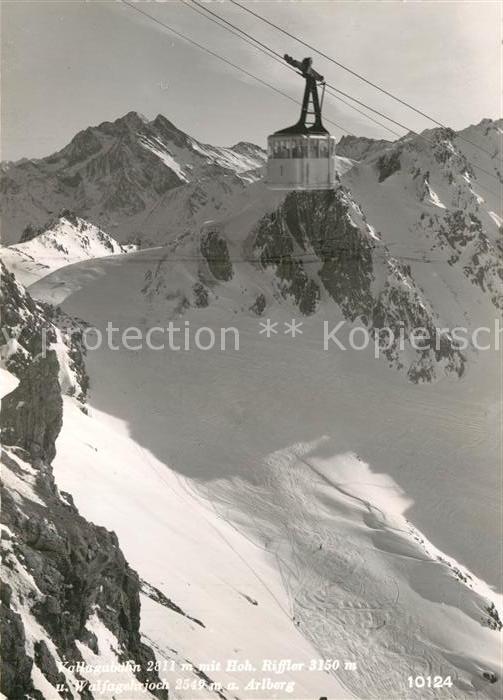 Seilbahn Valluga Hoher Riffler Walfagehrjoch Arl