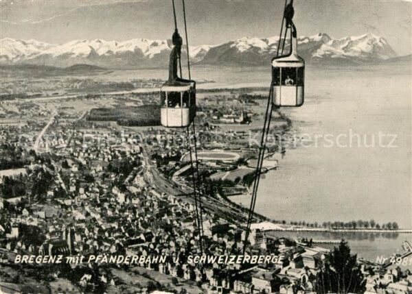 Seilbahn Pfänder Bregenz Schweizerberge