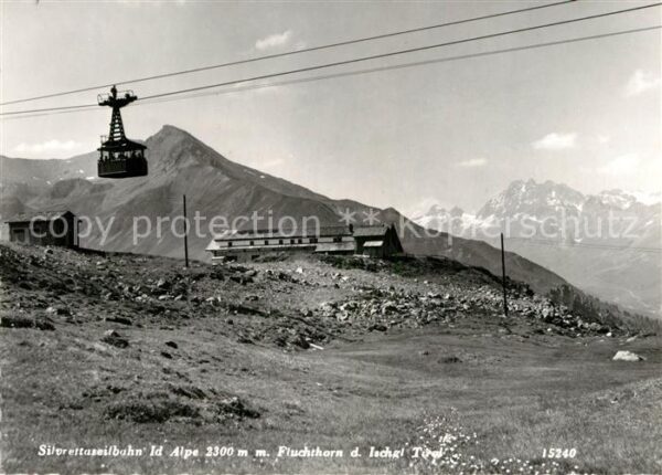 Seilbahn Silvretta Id Alpe Fluchthorn Ischgl Tir
