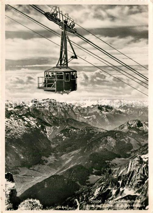 Seilbahn Säntis Glärnisch Berneralpen