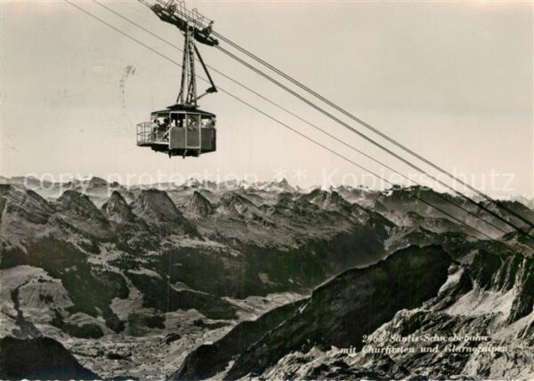 Seilbahn Säntis Churfirsten Glarneralpen