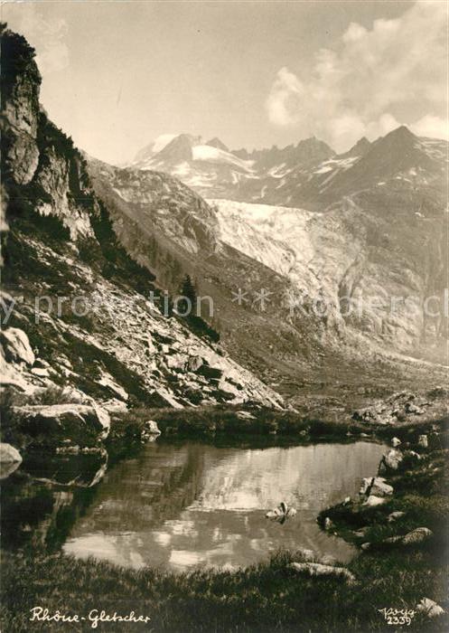 Foto Popp Nr. 2339 Rhonegletscher