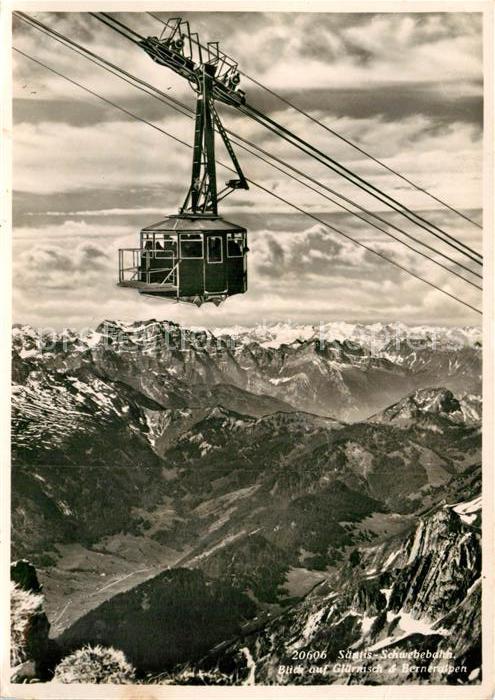 Seilbahn Säntis Glärnisch Berneralpen