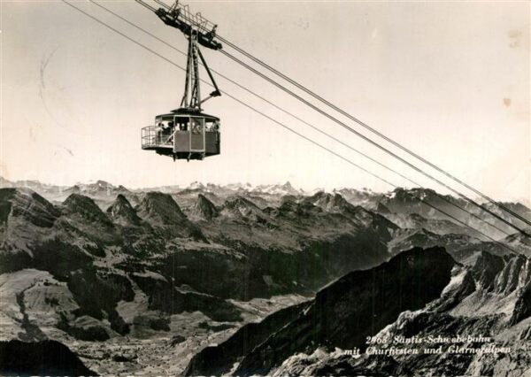 Seilbahn Säntis Churfirsten Glarneralpen