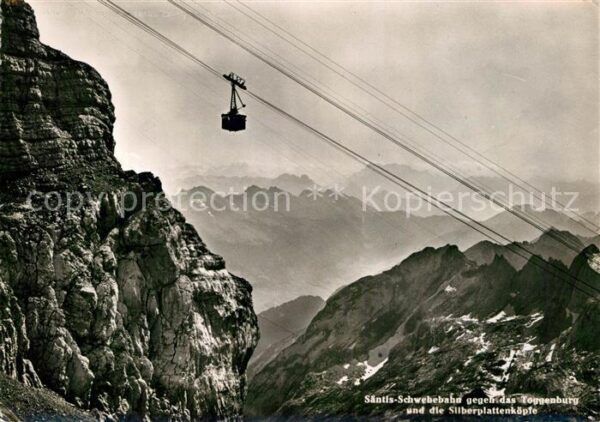 Seilbahn Säntis Toggenburg Silberplattenköpfe