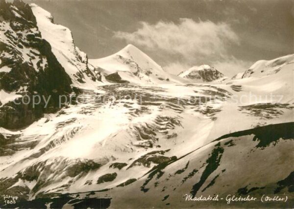 Foto Popp Nr. 1885 Madatsch-Gletscher Ortler