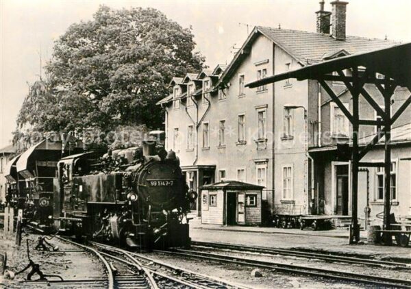 Lokomotive 991747-7 Bahnhof Dippoldiswalde Schmals