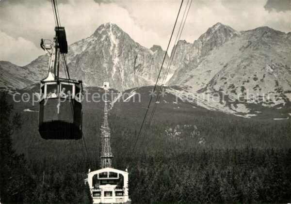 Seilbahn Vysoke Tatry Lanovka na Skalnate Pleso