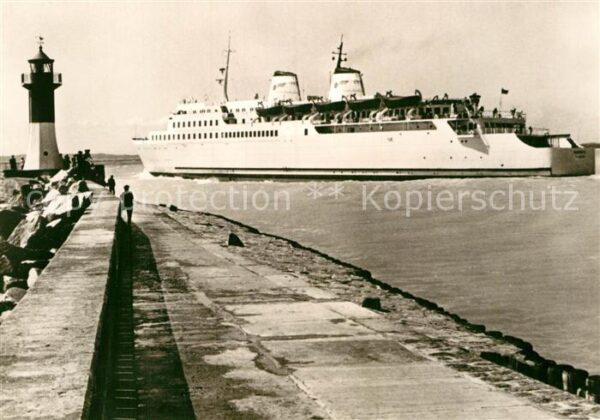 Faehre Ferry Bac Traghetto-- Eisenbahnfähre MS Sassnitz Molenkopf