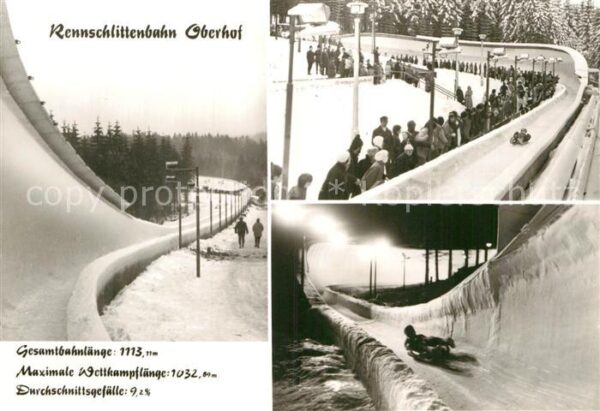 Bobsport Rennschlittenbahn Oberhof