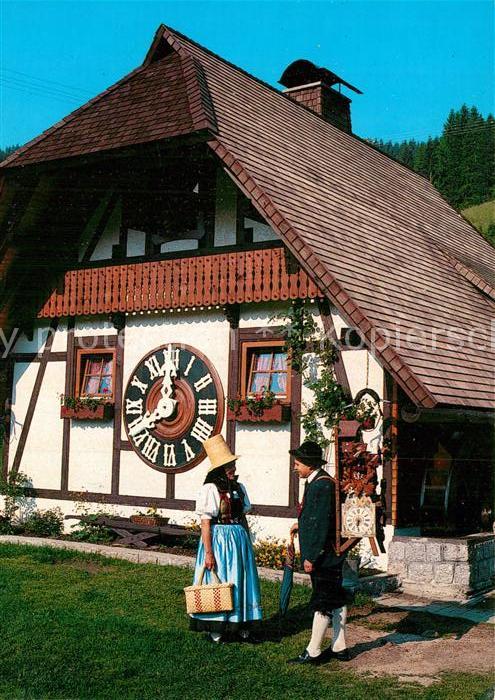 Trachten Schwarzwald Kuckucksuhr Schonach