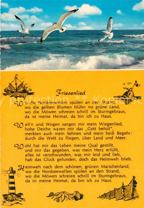 Liederkarte Friesenlied