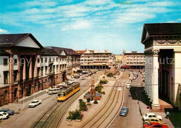 Strassenbahn Karlsruhe Marktplatz