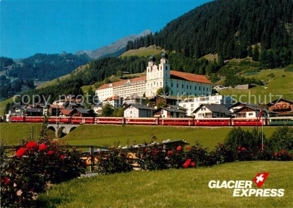 Eisenbahn Glacier-Express Disentis