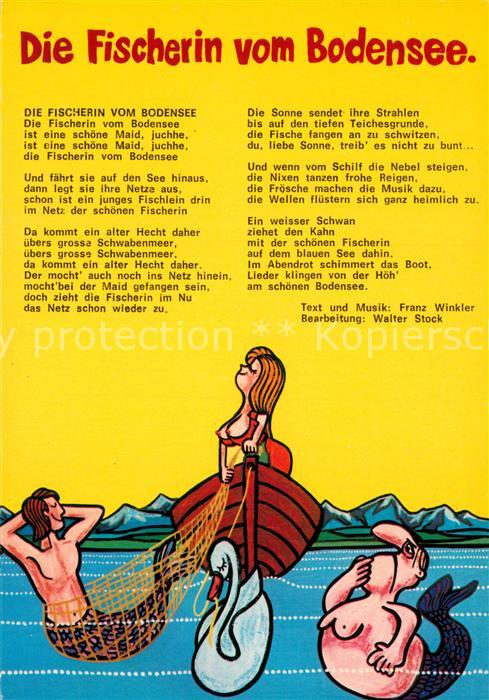 Liederkarte Die Fischerin vom Bodensee