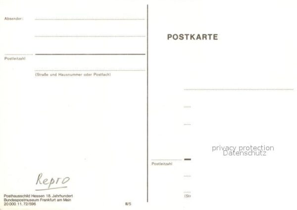 Post Posthausschild Hessen 18. Jahrhundert – Bild 2