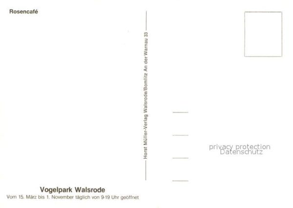 Walsrode Lueneburger Heide Vogelpark Rosencafe – Bild 2