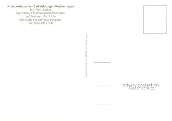 Reitzenhagen Bad Wildungen Knusperhäuschen – Bild 2
