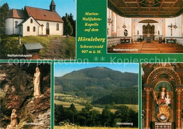 Hoernleberg Marien Wallfahrtskapelle Lourdesgrotte