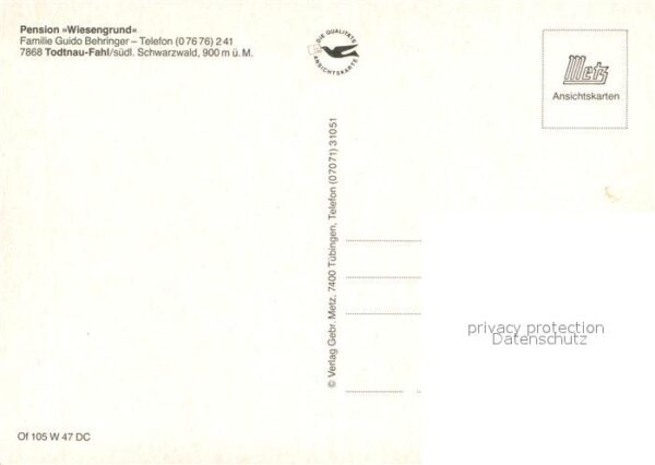 Fahl Feldberg Pension Wiesengrund – Bild 2