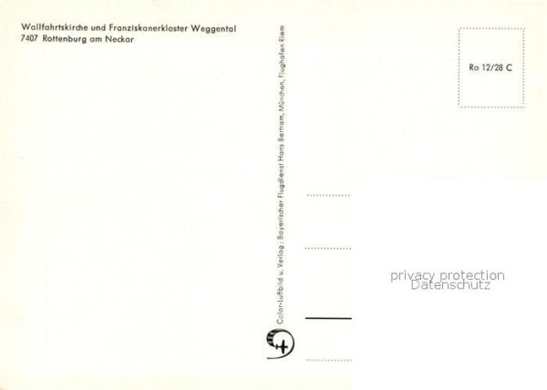 Rottenburg Neckar Fliegeraufnahme Wallfahrtskirche Franzi – Bild 2