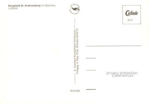 Andreasberg Harz St Fliegeraufnahme – Bild 2
