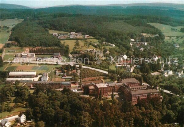 Koblenz Rhein Fliegeraufnahme Mutterhaus Dominikaneri