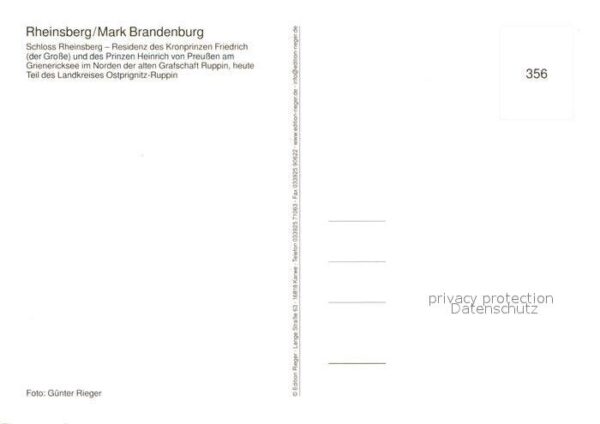 Rheinsberg Fliegeraufnahme – Bild 2