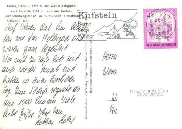 Kufstein Tirol Kellerjochhaus Kellerjochgipfel Kapelle – Bild 2