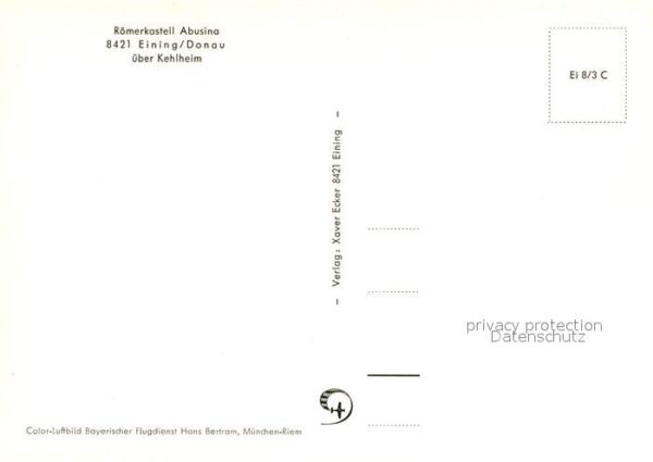 Eining Fliegeraufnahme Römerkastell Abusina – Bild 2