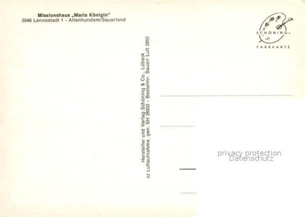 Lennestadt Fliegeraufnahme Missionshaus Maria Köni – Bild 2