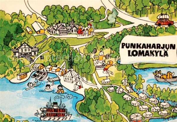 Finnland Suomi Lomaliitto Karikaturen