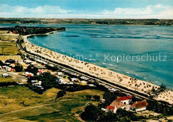 Holnis Fliegeraufnahme Strand