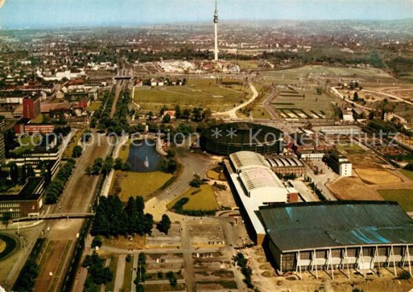 Dortmund Fliegeraufnahme BUGA Fernmeldeturm West