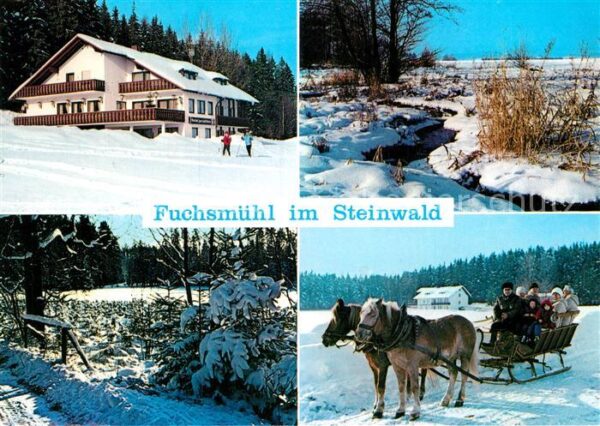 Fuchsmuehl Hotel Restaurant zum Hackelstein Winter