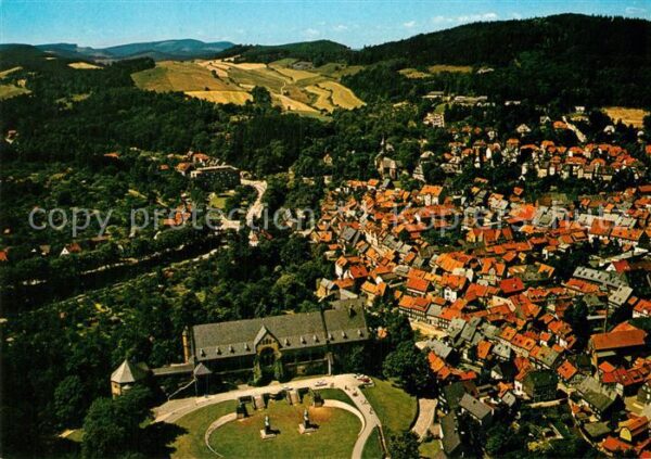 Goslar Fliegeraufnahme Kaiserpfalz