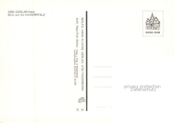 Goslar Fliegeraufnahme Kaiserpfalz – Bild 2