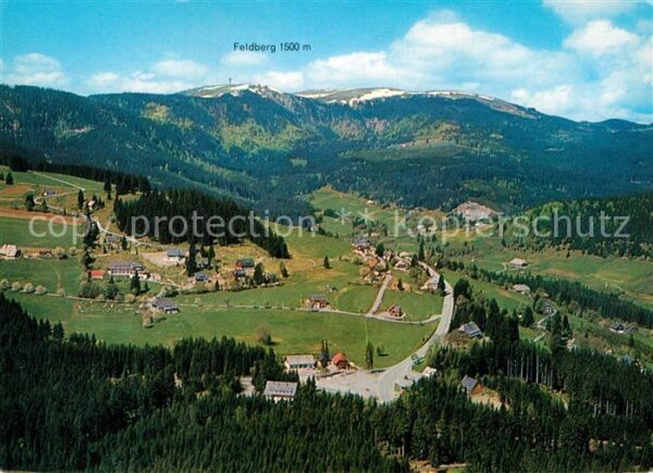 Feldberg Schwarzwald Fliegeraufnahme Bärental