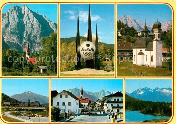 Seefeld Attersee Kirche Sankt Oswald Wettersteingebirge