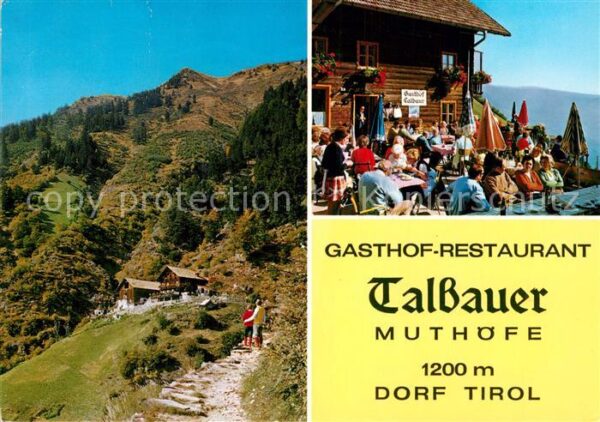 Dorf Tirol Gasthof Restaurant Talbauer Muthöfe